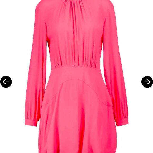 NWT 1497.00  Stella McCartney Amanda gathered minidress Large 44 - Picture 6 of 13